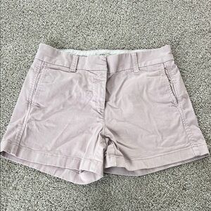Jcrew Chino Shorts Size 2 Mauve Color Good Condition